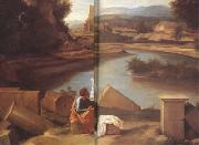 Nicolas Poussin Landscape with Saint Matthew and the Angel (mk10) china oil painting reproduction